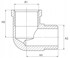 DIAMOND Mesano koljeno 3/4"